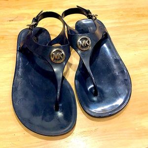 Michael Kors Navy Sandels